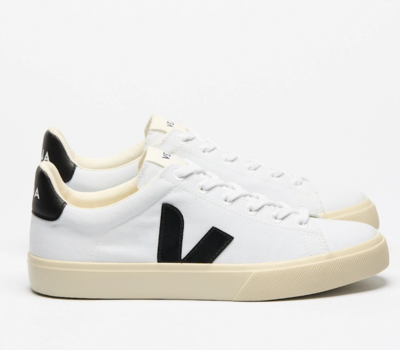 Zapatillas Veja campo lona wht blk